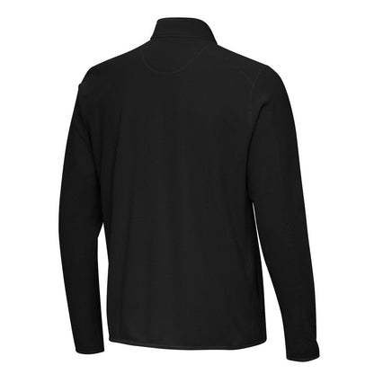 New York Mets Antigua Step Up Quarter-Zip Pullover - Black