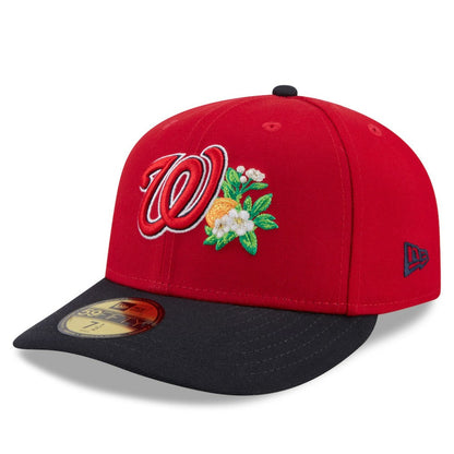 Washington Nationals 2026 Spring Training Low Profile 59FIFTY Fitted Hat - Red/Navy | New Era