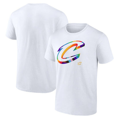 Cleveland Cavaliers Team Logo Pride T-Shirt sale - White shop