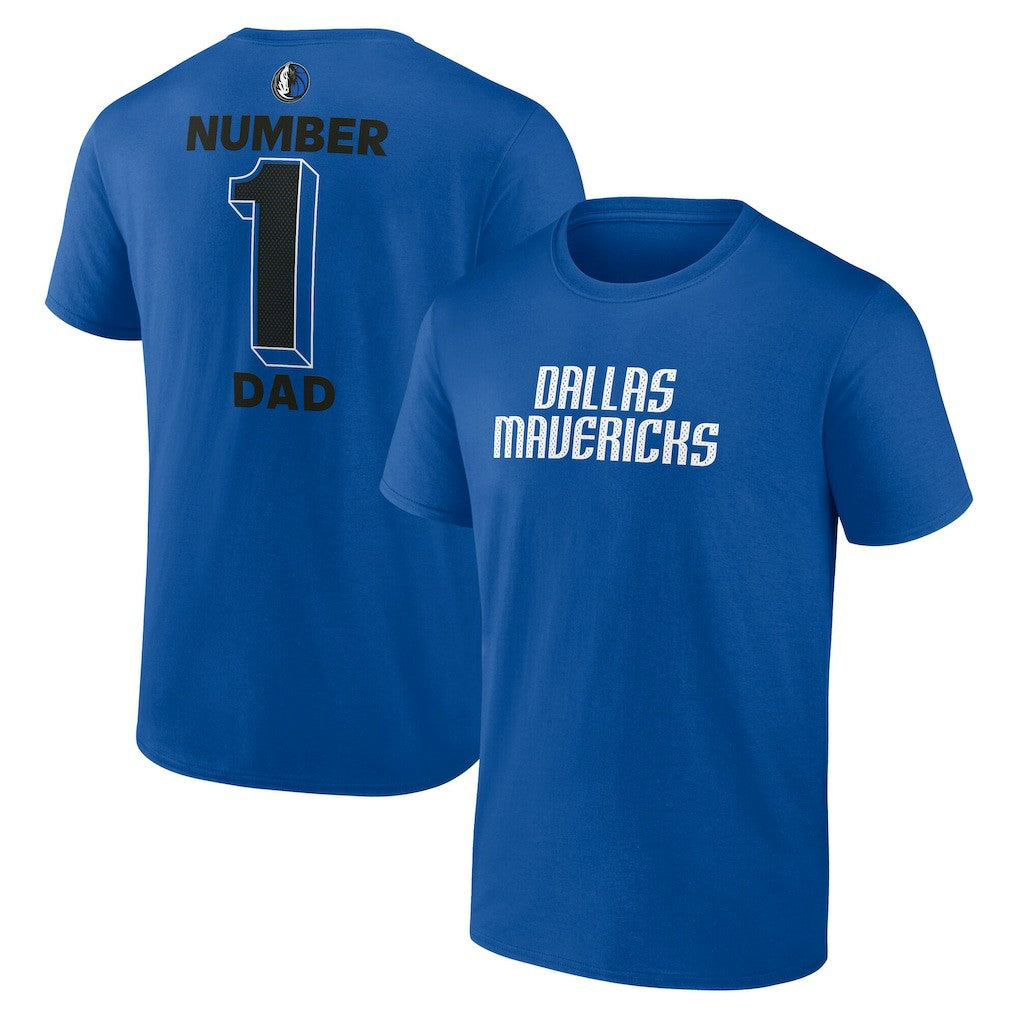 Dallas Mavericks #1 Dad Jersey T-Shirt sale - Blue shop