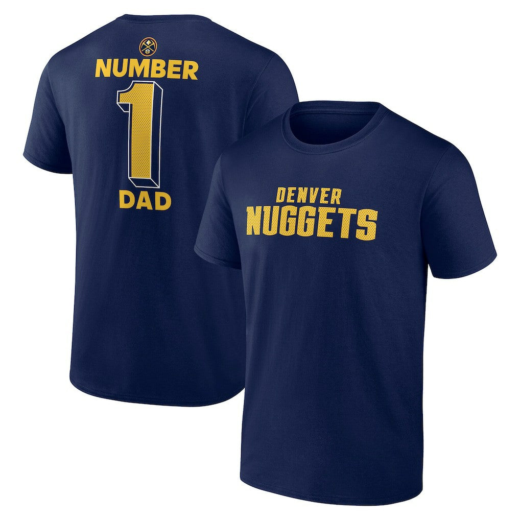 Denver Nuggets #1 Dad Jersey T-Shirt sale - Navy sale