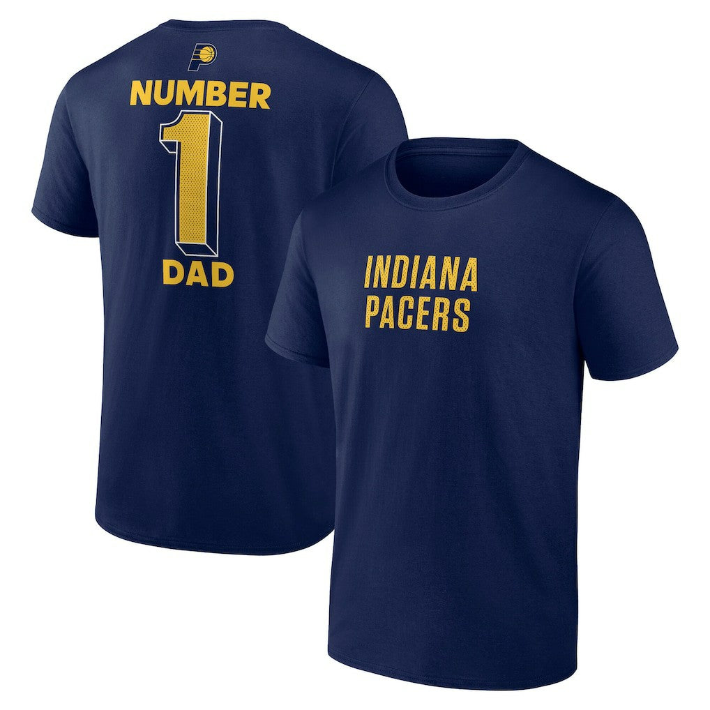 Indiana Pacers #1 Dad Jersey T-Shirt - Navy shop