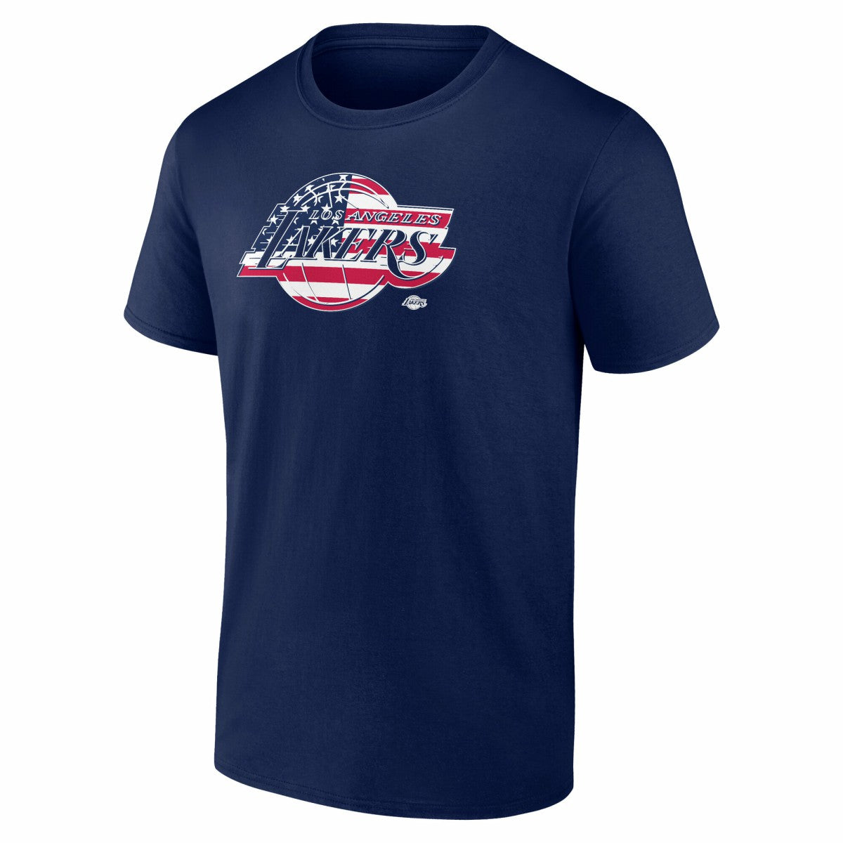 Los Angeles Lakers Flag Logo T-Shirt - Navy outlet