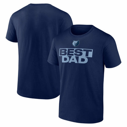 Memphis Grizzlies Greatest Dad T-Shirt - Navy discount