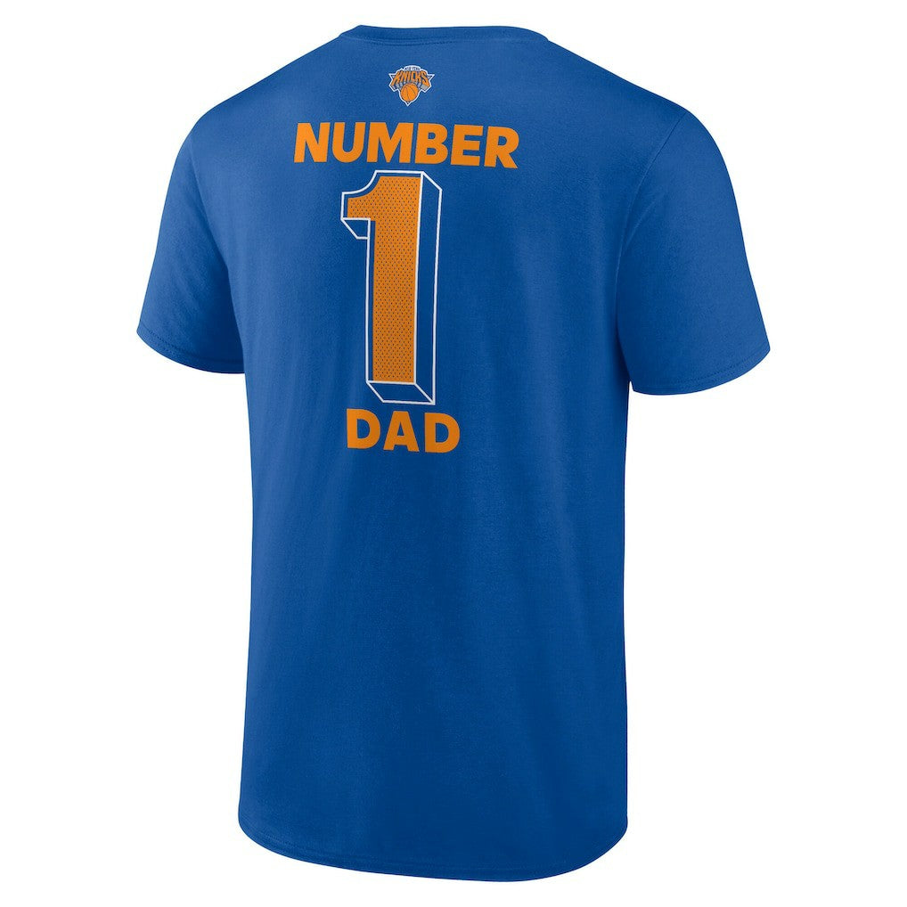 New York Knicks #1 Dad Jersey T-Shirt - Blue cheap