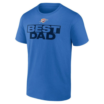 Oklahoma City Thunder Greatest Dad T-Shirt - Blue sale