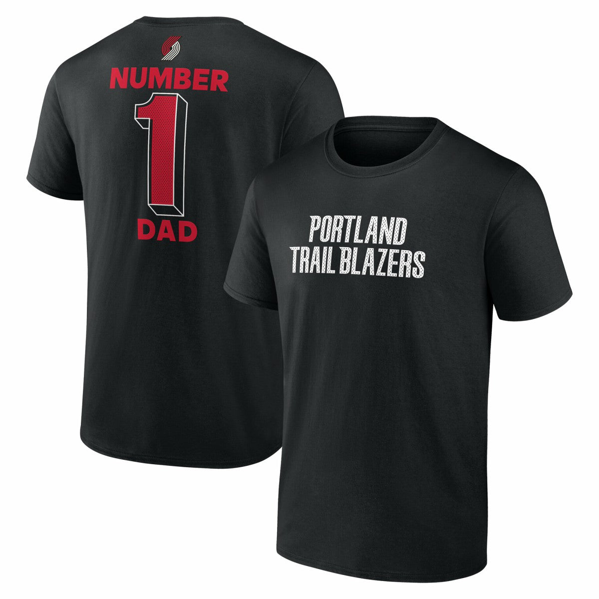 Portland Trail Blazers #1 Dad Jersey T-Shirt - Black online