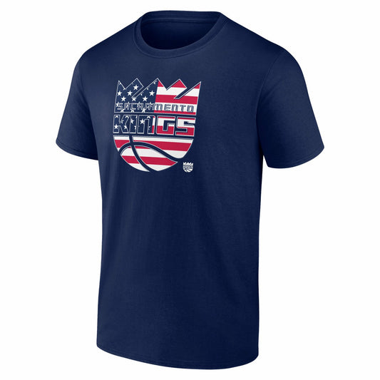 Sacramento Kings Flag Logo T-Shirt - Navy for sale