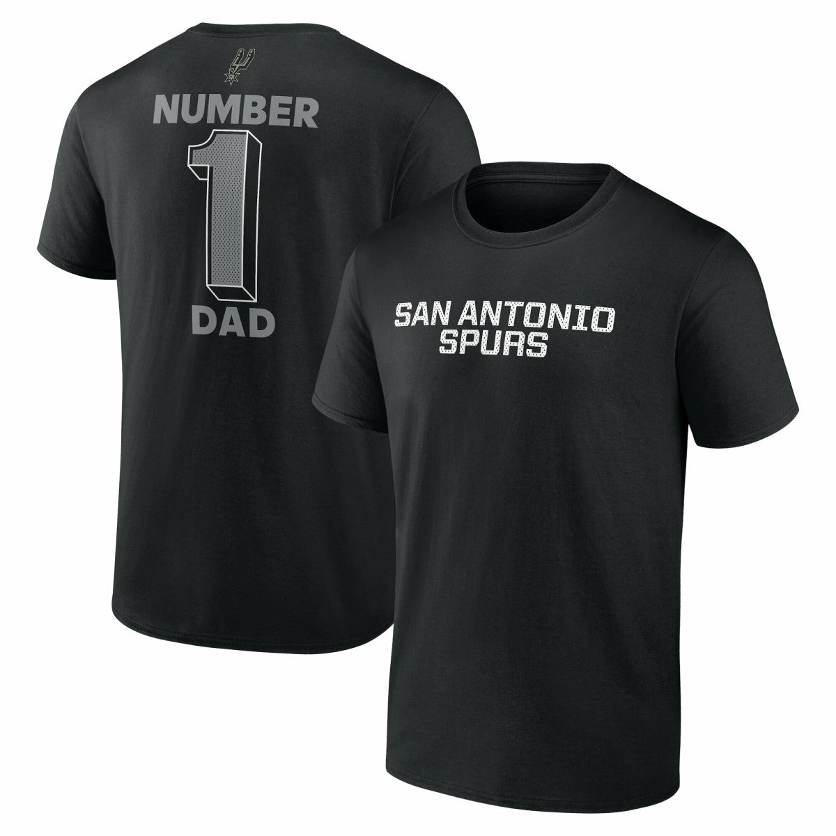 San Antonio Spurs #1 Dad Jersey T-Shirt - Black discount