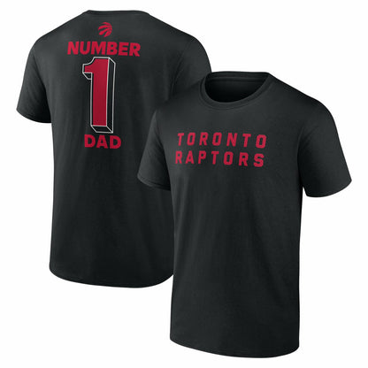 Toronto Raptors #1 Dad Jersey T-Shirt - Black on sale