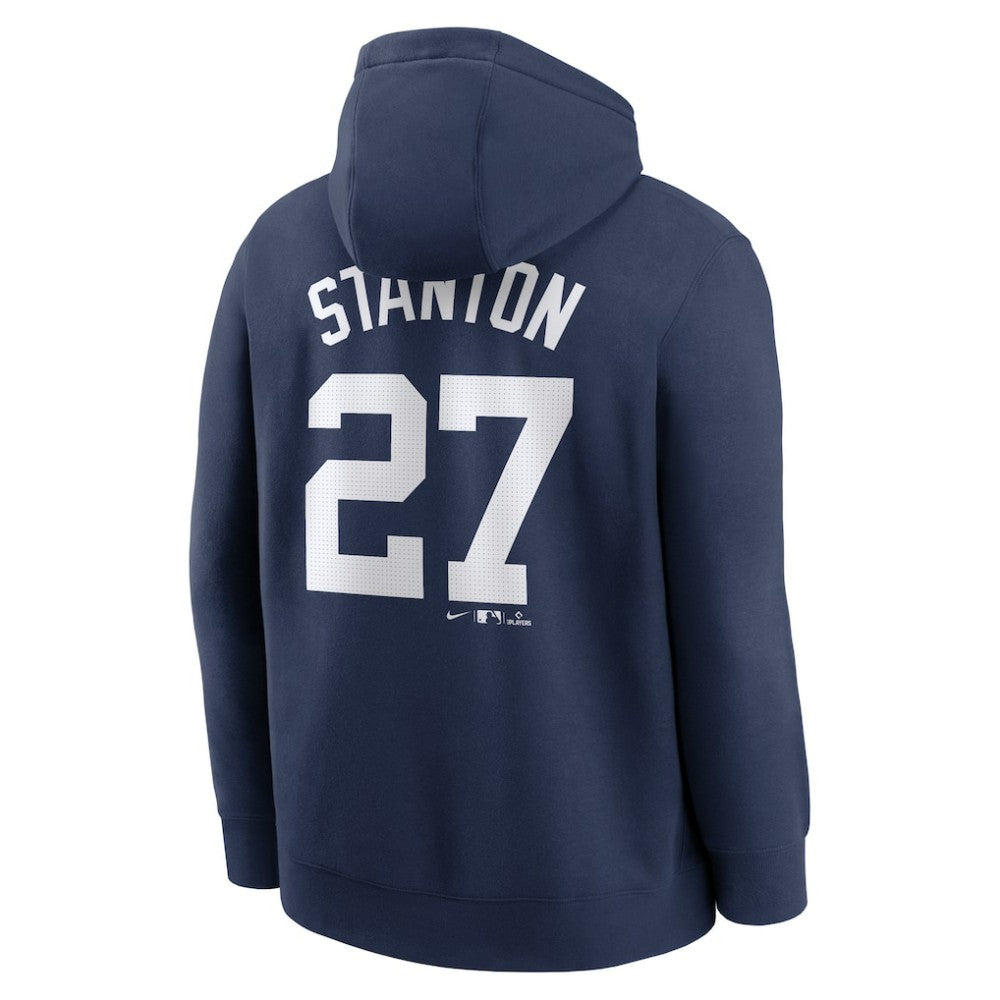 Giancarlo Stanton New York Yankees Player Name & Number Club Fleece Pullover Hoodie - Navy | Nike