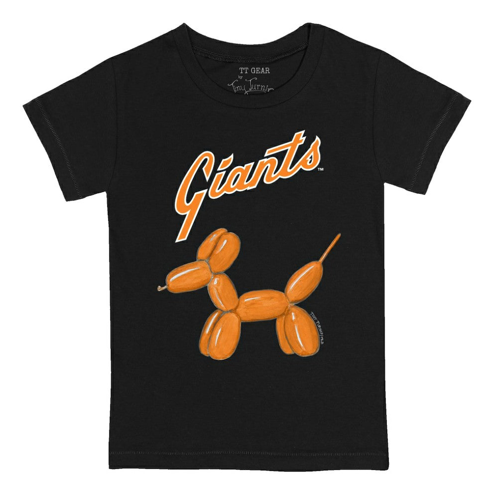 San Francisco Giants Tiny Turnip Youth Balloon Dog T-Shirt - Black