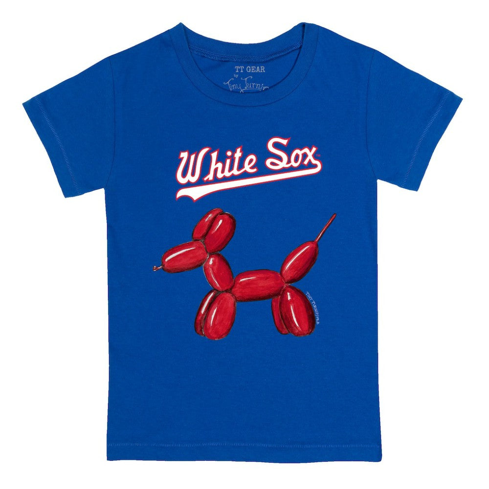 Chicago White Sox Tiny Turnip Youth Balloon Dog T-Shirt - Royal