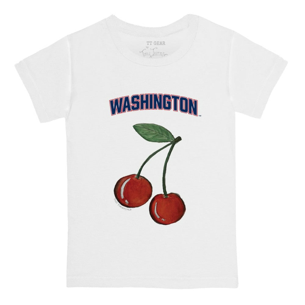 Washington Nationals Tiny Turnip  Youth Cherries T-Shirt - White