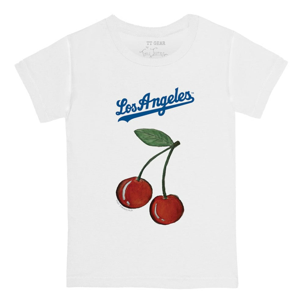 Los Angeles Dodgers Tiny Turnip  Youth Cherries T-Shirt - White