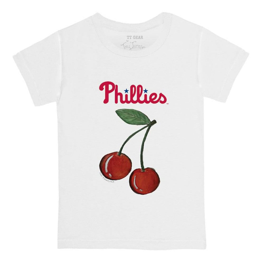 Philadelphia Phillies Tiny Turnip  Youth Cherries T-Shirt - White