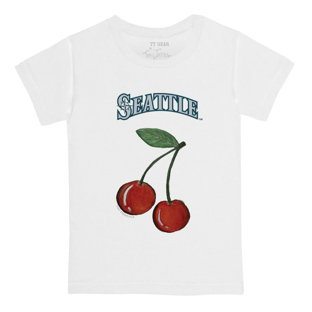 Seattle Mariners Tiny Turnip  Youth Cherries T-Shirt - White