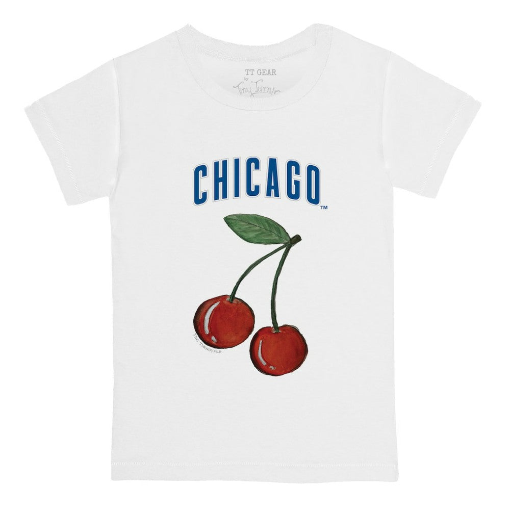 Chicago Cubs Tiny Turnip  Youth Cherries T-Shirt - White