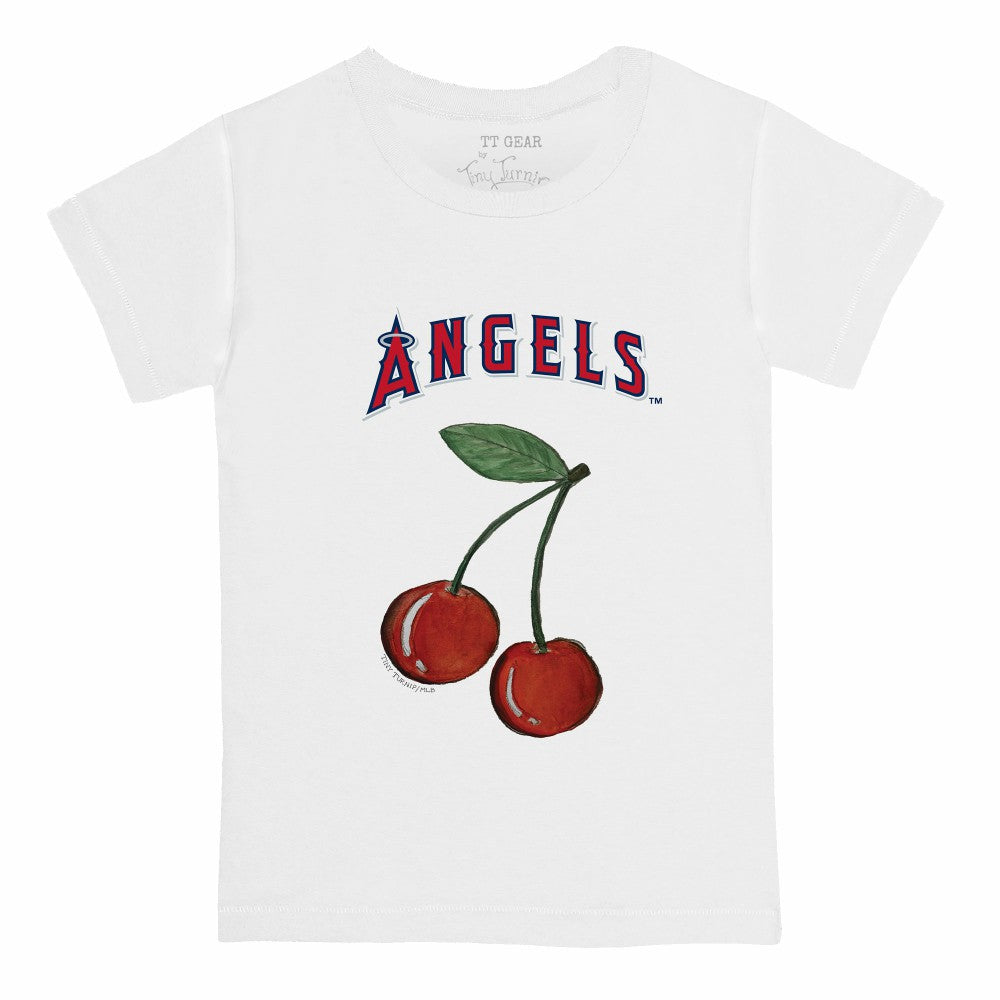 Los Angeles Angels Tiny Turnip  Youth Cherries T-Shirt - White