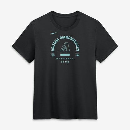 Arizona Diamondbacks Women's Authentic Collection Early Work Tri-Blend Dri-FIT T-Shirt - Black | Nike