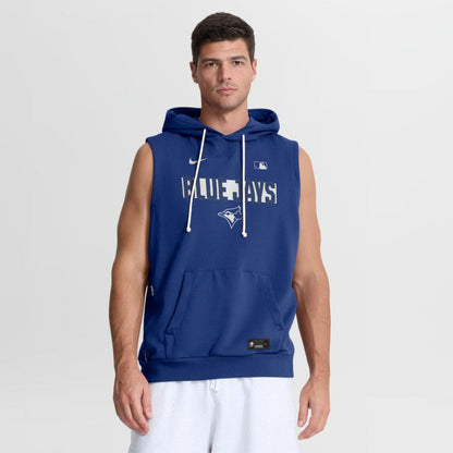 Toronto Blue Jays Authentic Collection Standard Issue Dri-FIT Sleeveless Hoodie - Royal | Nike