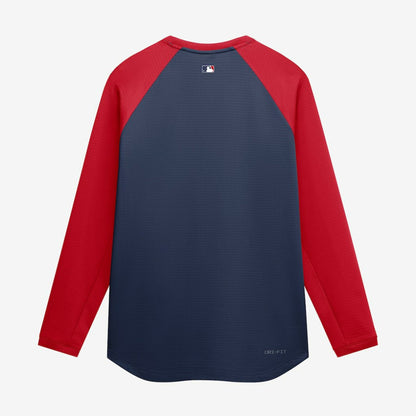 St. Louis Cardinals Authentic Collection Raglan Dri-FIT Sweatshirt - Navy | Nike