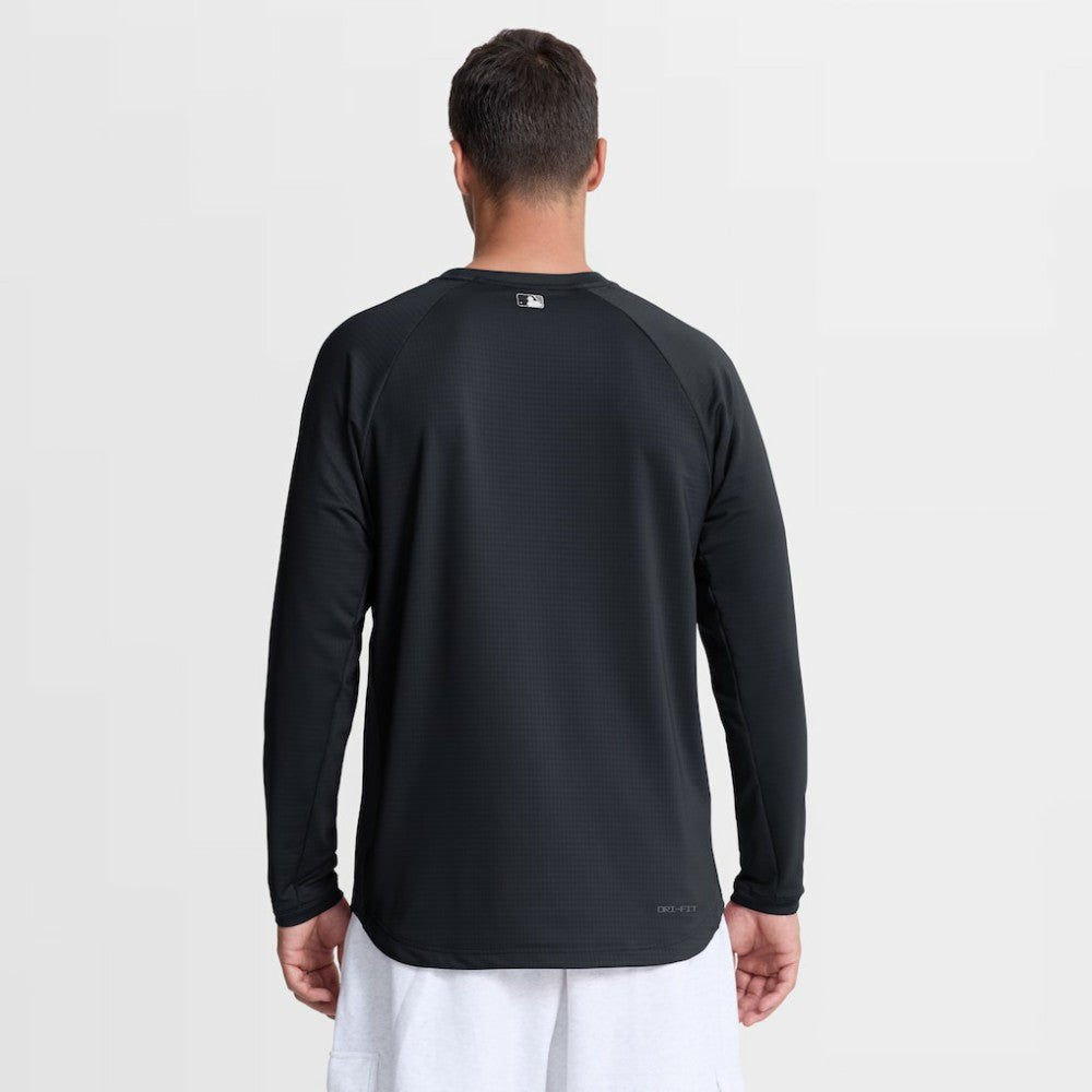 New York Yankees Authentic Collection Raglan Dri-FIT Sweatshirt - Navy | Nike