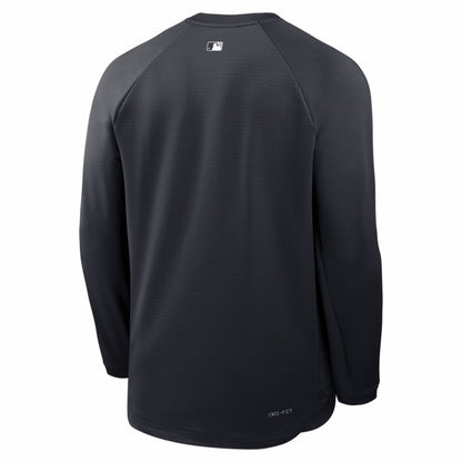 New York Yankees Authentic Collection Raglan Dri-FIT Sweatshirt - Navy | Nike