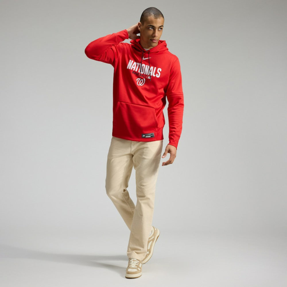 Washington Nationals Authentic Collection Therma-FIT Hoodie - Red | Nike