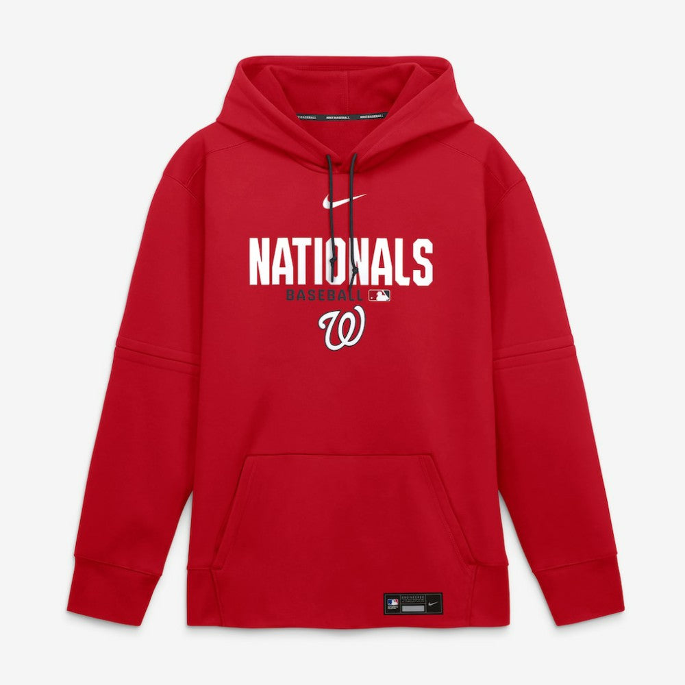 Washington Nationals Authentic Collection Therma-FIT Hoodie - Red | Nike