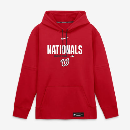 Washington Nationals Authentic Collection Therma-FIT Hoodie - Red | Nike