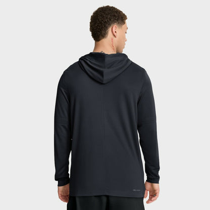 New York Yankees Authentic Collection Dri-FIT Long Sleeve Hooded T-Shirt - Navy | Nike