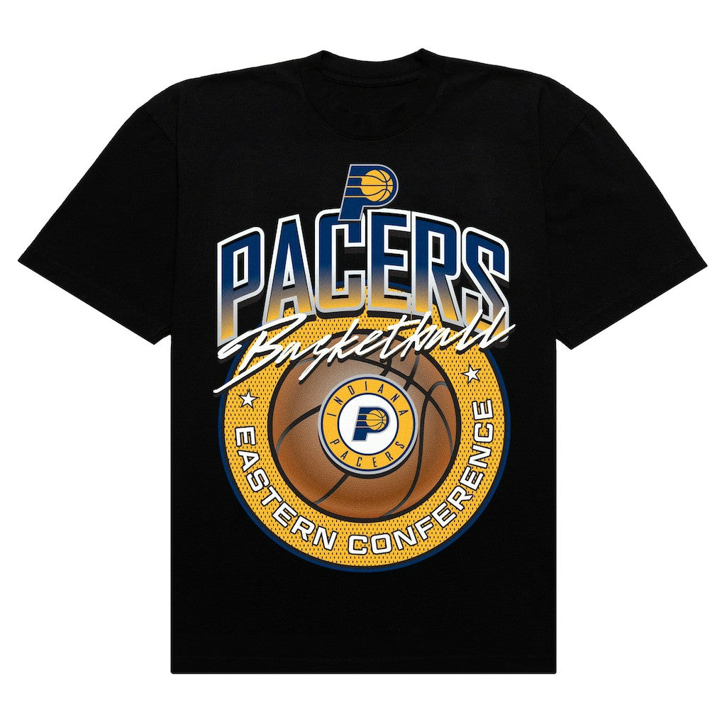 Indiana Pacers Authmade Basketball Mesh Premium T-Shirt - Black outlet