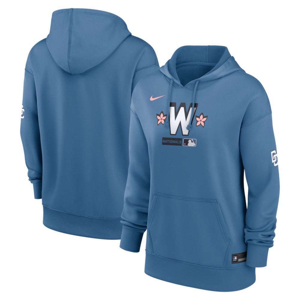 Washington Nationals Women's Authentic Collection City Connect Therma Hoodie - Blue | Nike