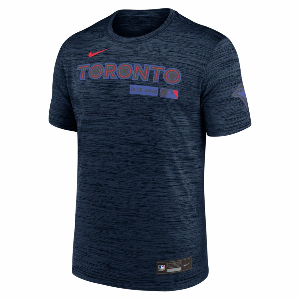 Toronto Blue Jays Authentic Collection City Connect Velocity Dri-FIT T-Shirt - Navy | Nike
