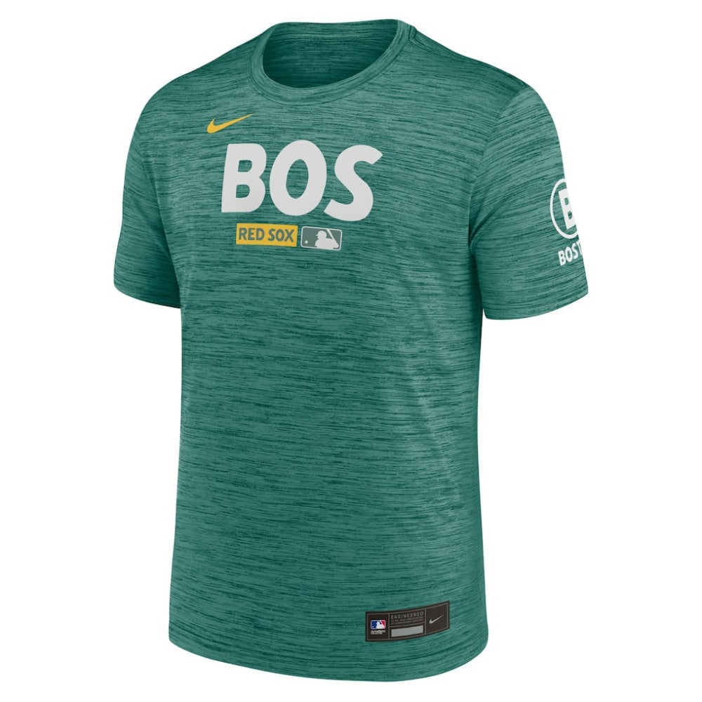 Boston Red Sox Authentic Collection City Connect Velocity Dri-FIT T-Shirt - Green | Nike