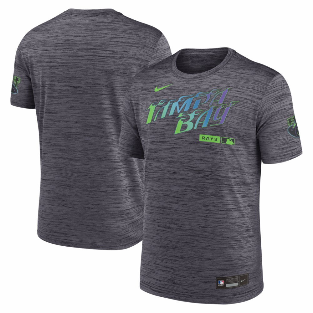 Tampa Bay Rays Authentic Collection City Connect Velocity Dri-FIT T-Shirt - Black | Nike