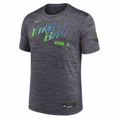Tampa Bay Rays Authentic Collection City Connect Velocity Dri-FIT T-Shirt - Black | Nike