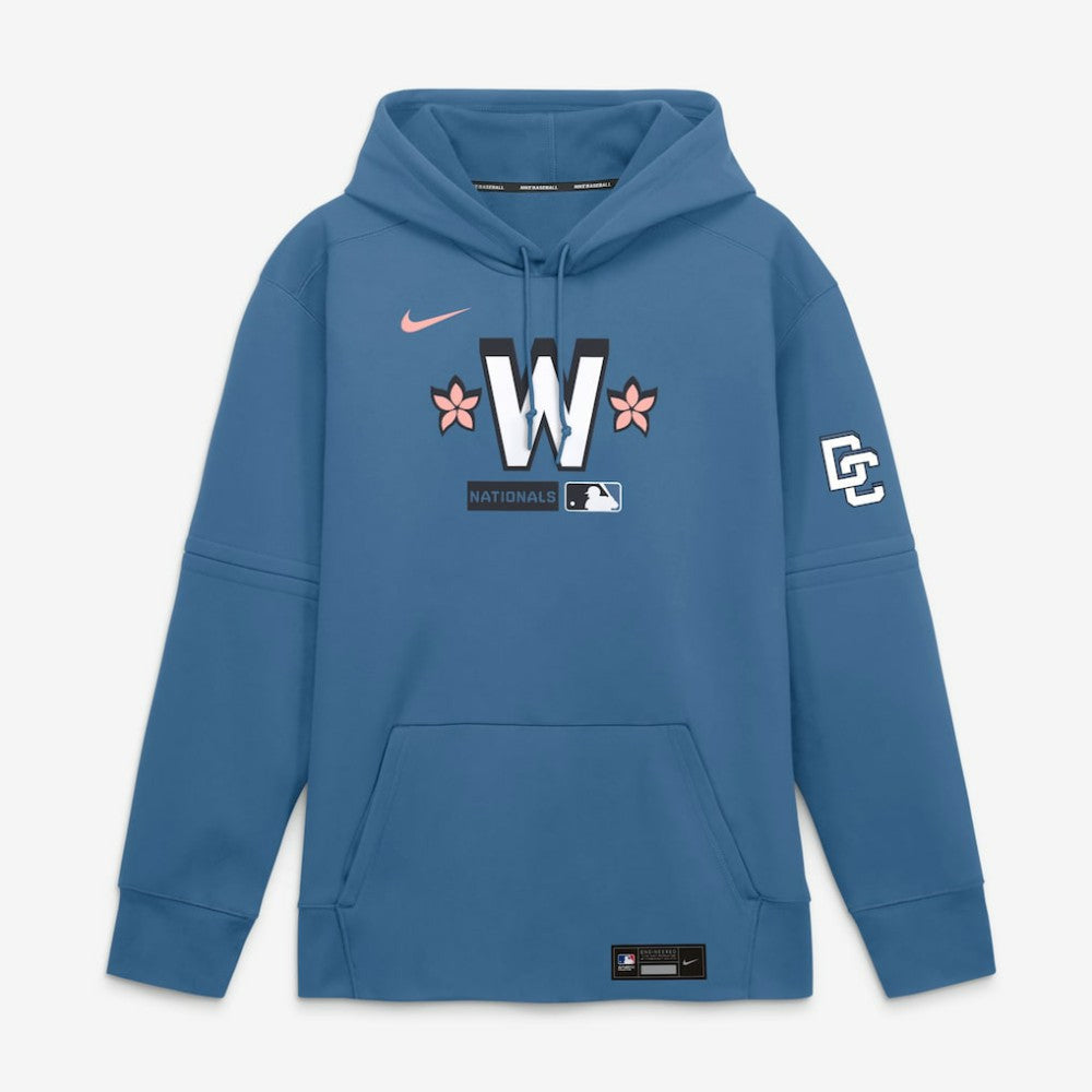 Washington Nationals Authentic Collection City Connect Therma-FIT Hoodie - Blue | Nike
