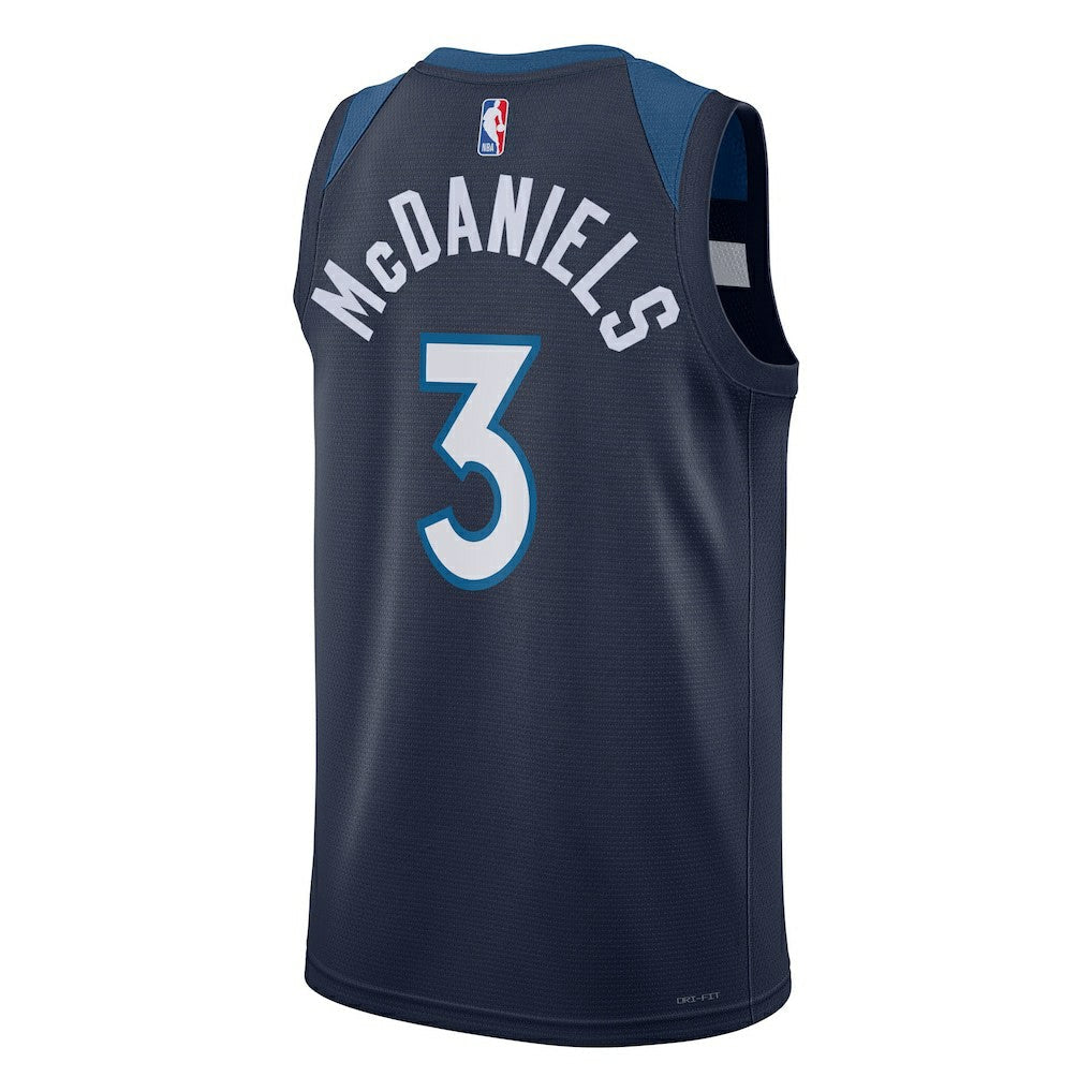 Jaden McDaniels Minnesota Timberwolves Unisex Swingman Jersey - Icon Edition - Navy | Nike shop