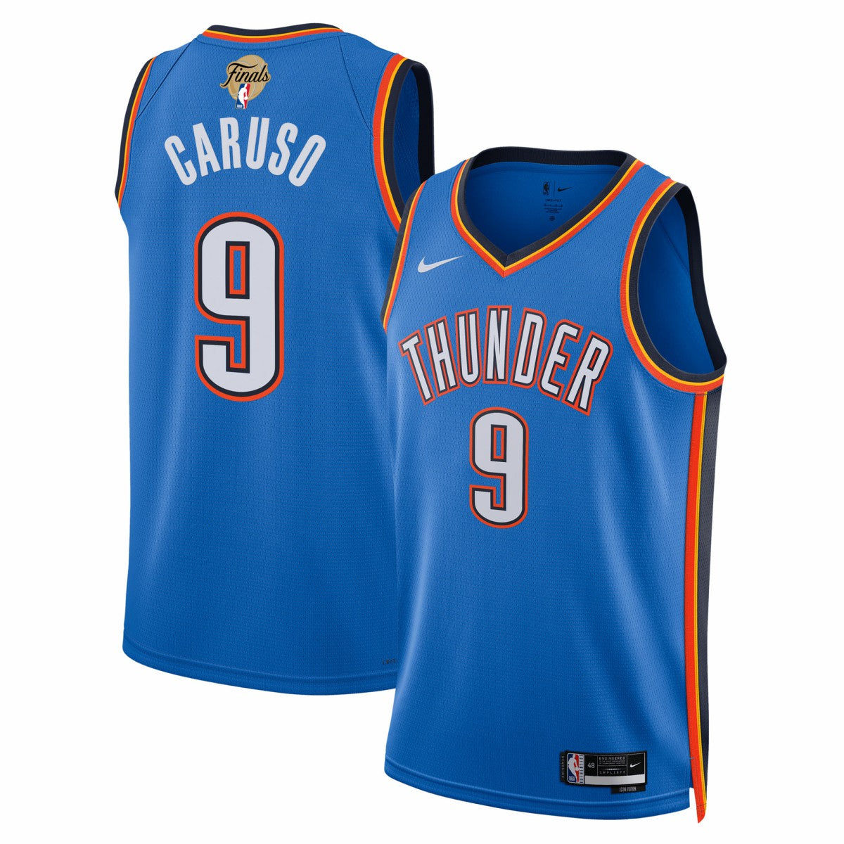 Alex Caruso Oklahoma City Thunder Unisex 2025 NBA Finals Swingman Jersey - Icon Edition - Blue | Nike for sale