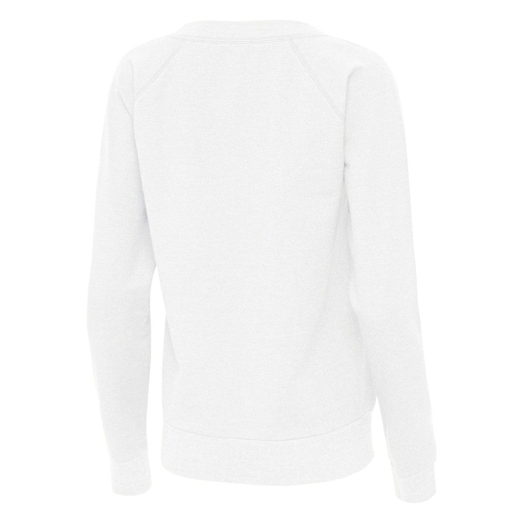 Cleveland Browns Antigua Women's Varsity Tri-Blend V-Neck Long Sleeve T-Shirt - White for sale