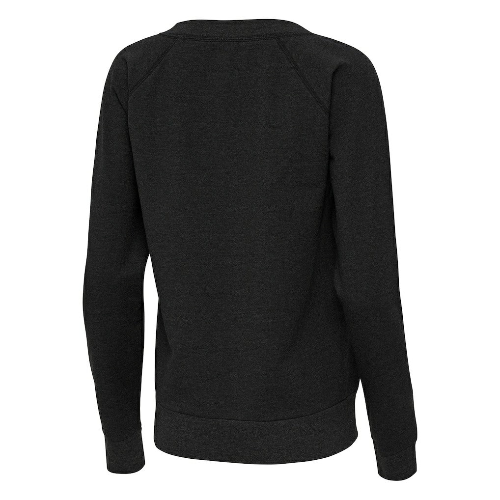 Atlanta Falcons Antigua Women's Varsity Tri-Blend V-Neck Long Sleeve T-Shirt - Heather Black discount