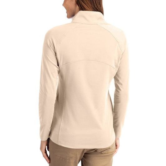 Indianapolis Colts Cutter & Buck Women's Adapt Eco Knit Stretch Recycled Raglan Half-Zip Pullover - Tan online