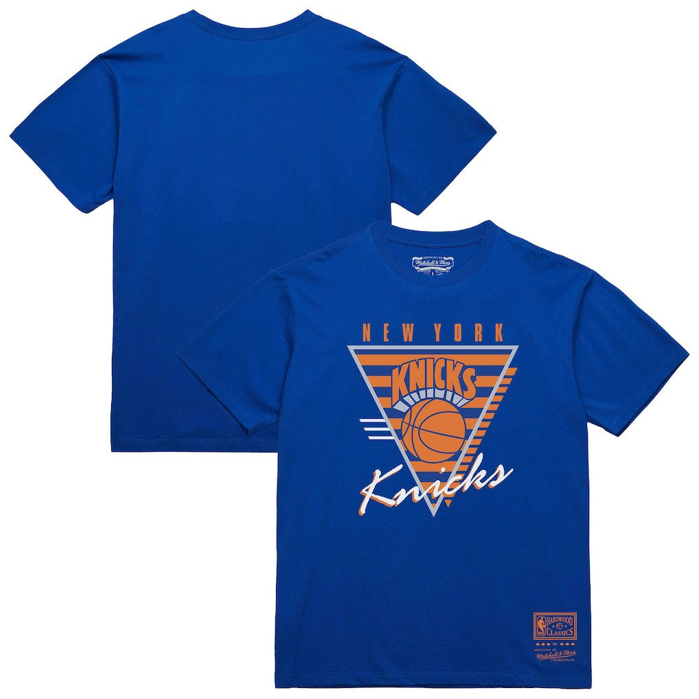 New York Knicks Big & Tall Hardwood Classics Final Seconds T-Shirt - Blue | Mitchell & Ness outlet