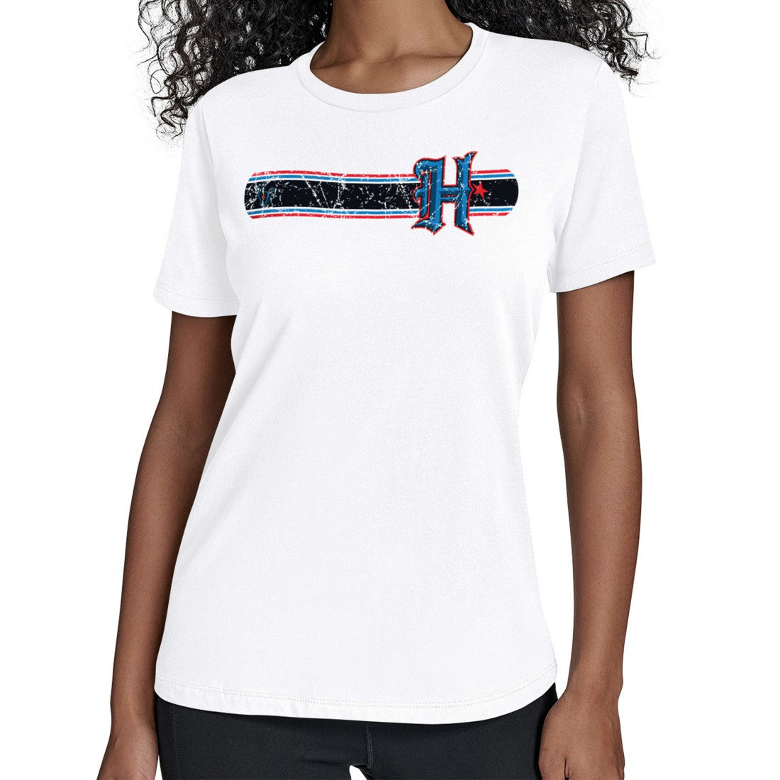 Houston Texans Starter Women's Team Stripe T-Shirt - White online