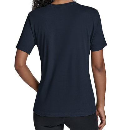 New England Patriots Starter Women's Arch Stripe T-Shirt - Navy for sale