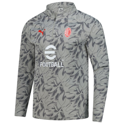 AC Milan 2025/26 Pre-Match dryCell Quarter-Zip Top - Gray | Puma sale