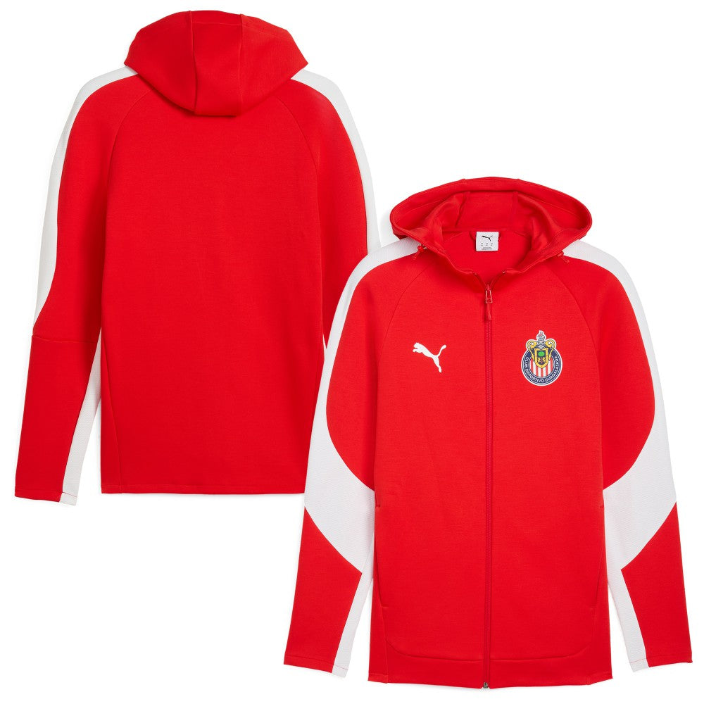 Chivas Evostripe Raglan Full-Zip Hooded Jacket - Red | Puma sale