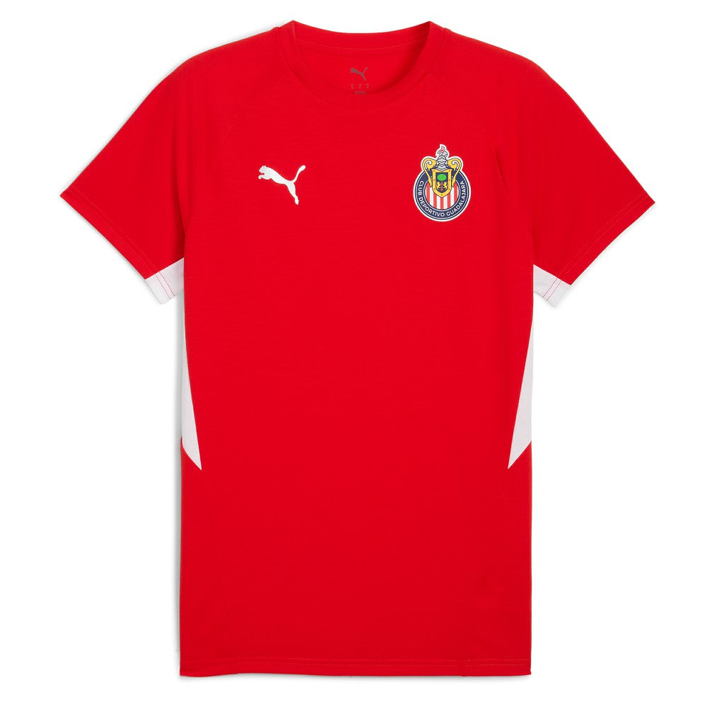 Chivas 2025/26 Evostripe Raglan T-Shirt - Red | Puma for sale
